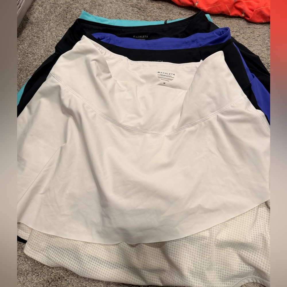 Athleta Women's Skirts - White, Blue, Black